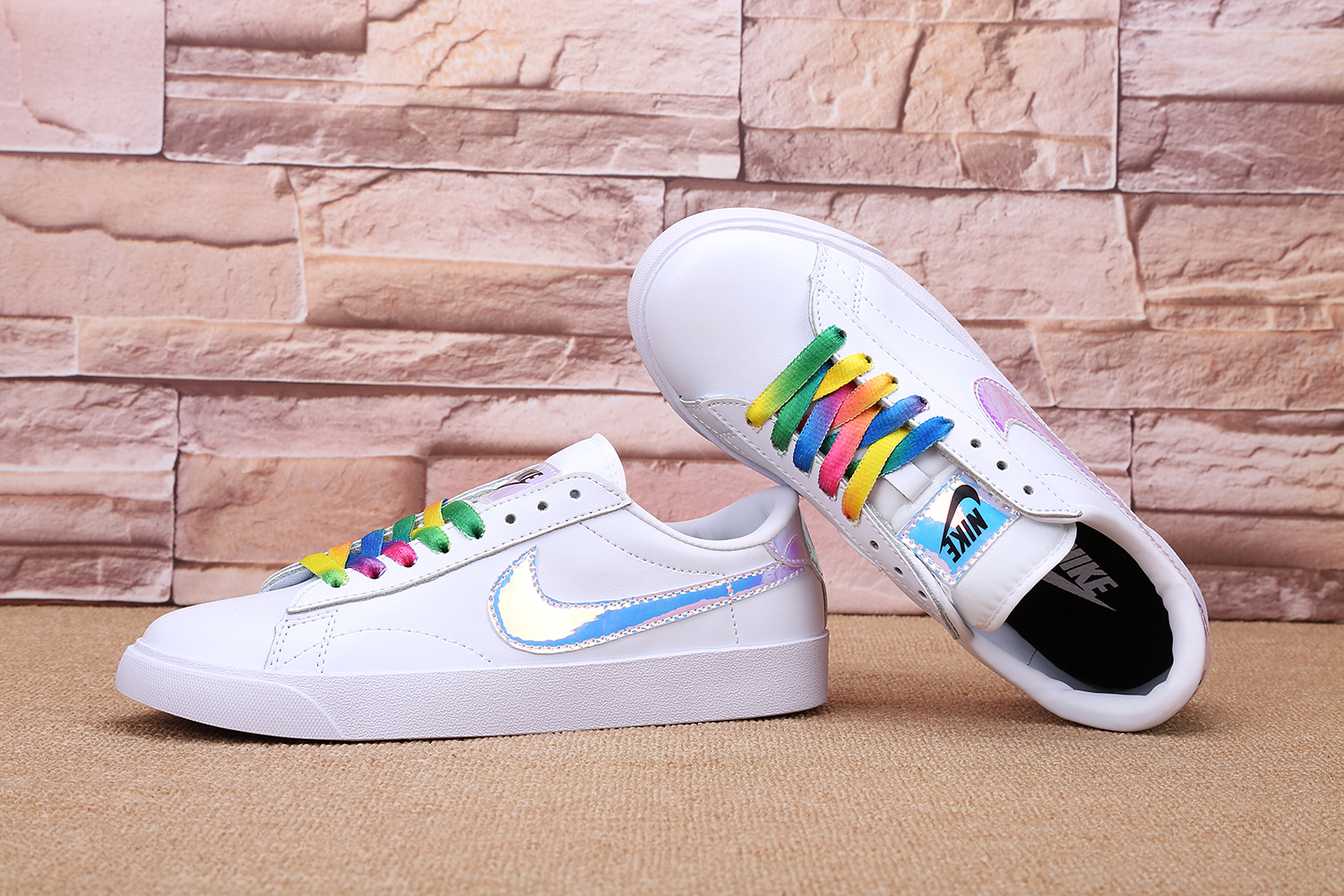 Men Nike Tennis Classic KOREA White Colorful